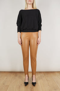 Marmelstein_faux_leather_camel_stirrup_pants.png