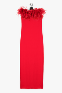 Marmelstein_Super_stretch_ostrich_feather_red_tube_Dress.png
